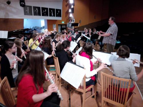 2014 m. gegužės 30 d. repeticija su Norderstedt muzikos mokyklos fleitininkais (Vokietija)5